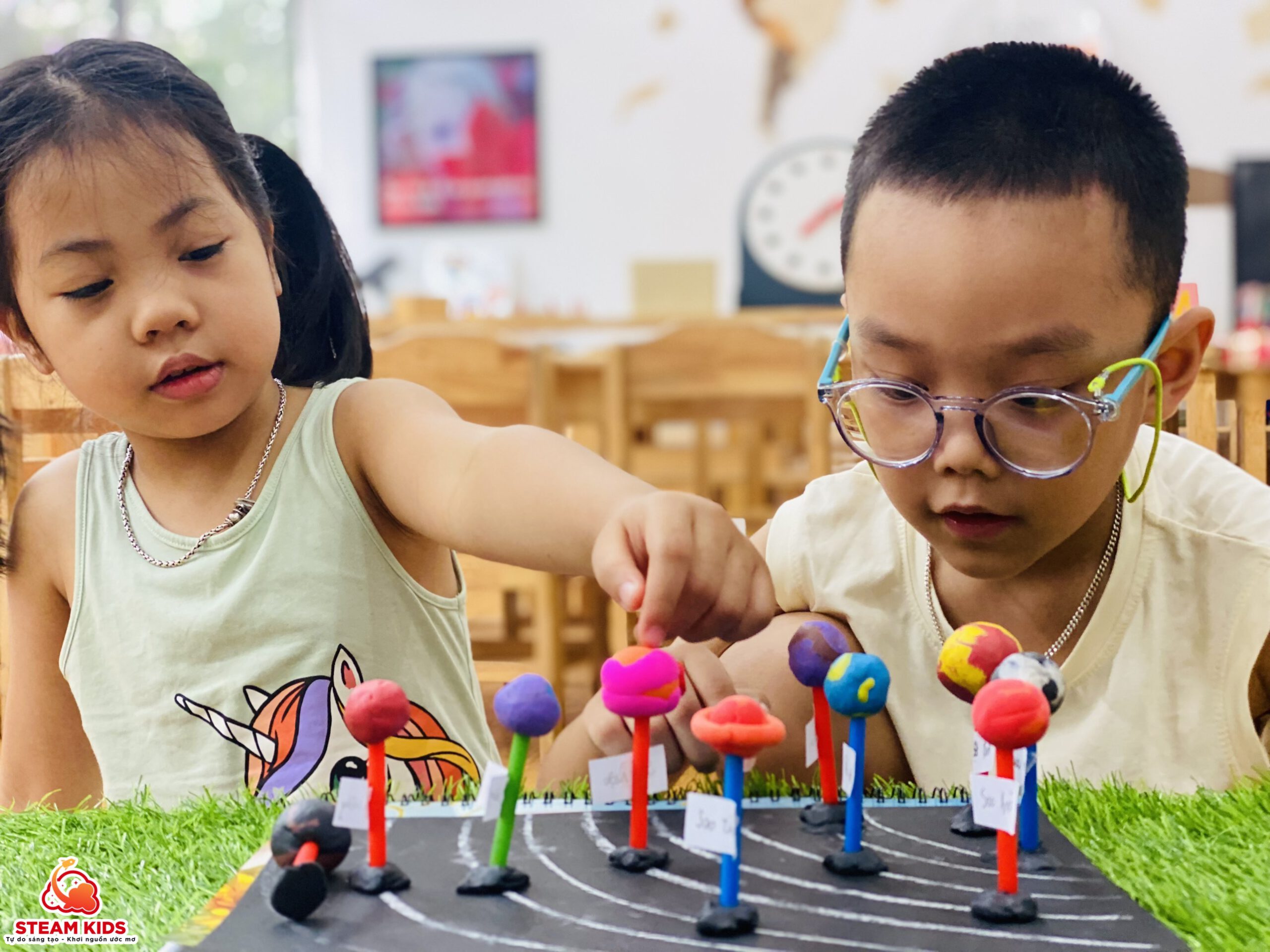 ĐỊA LÝ: KHÁM PHÁ HỆ MẶT TRỜI - Trường Mầm Non STEAM KIDS