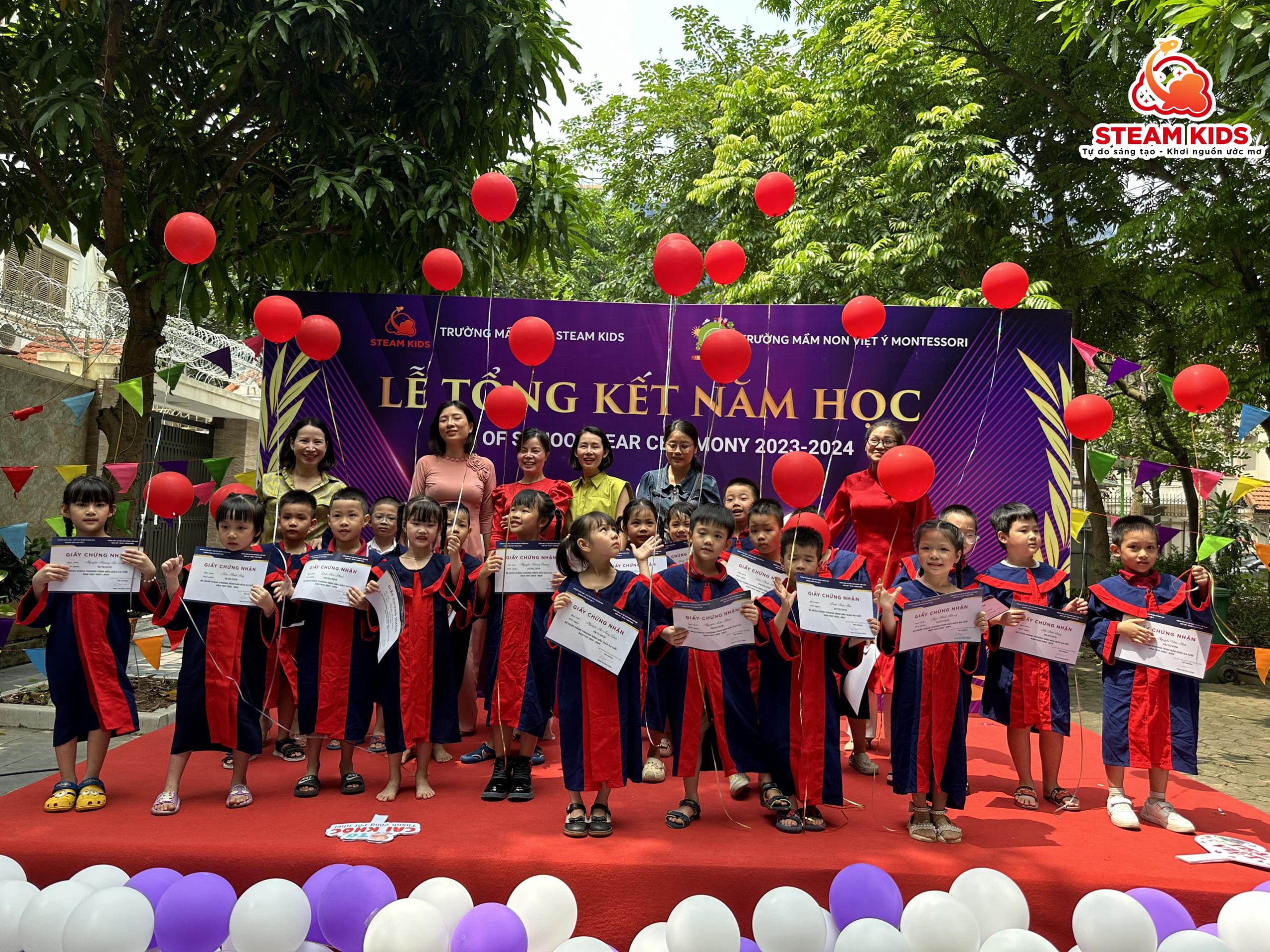 STEAMKIDS - END OF SCHOOL YEAR CEREMONY 2023-2024 STEAMKIDS - END OF SCHOOL YEAR CEREMONY 2023-2024 - Trường Mầm Non STEAM KIDS