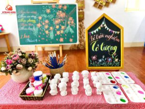 TRẢI NGHIỆM: BÉ TÔ TƯỢNG - Trường Mầm Non STEAM KIDS