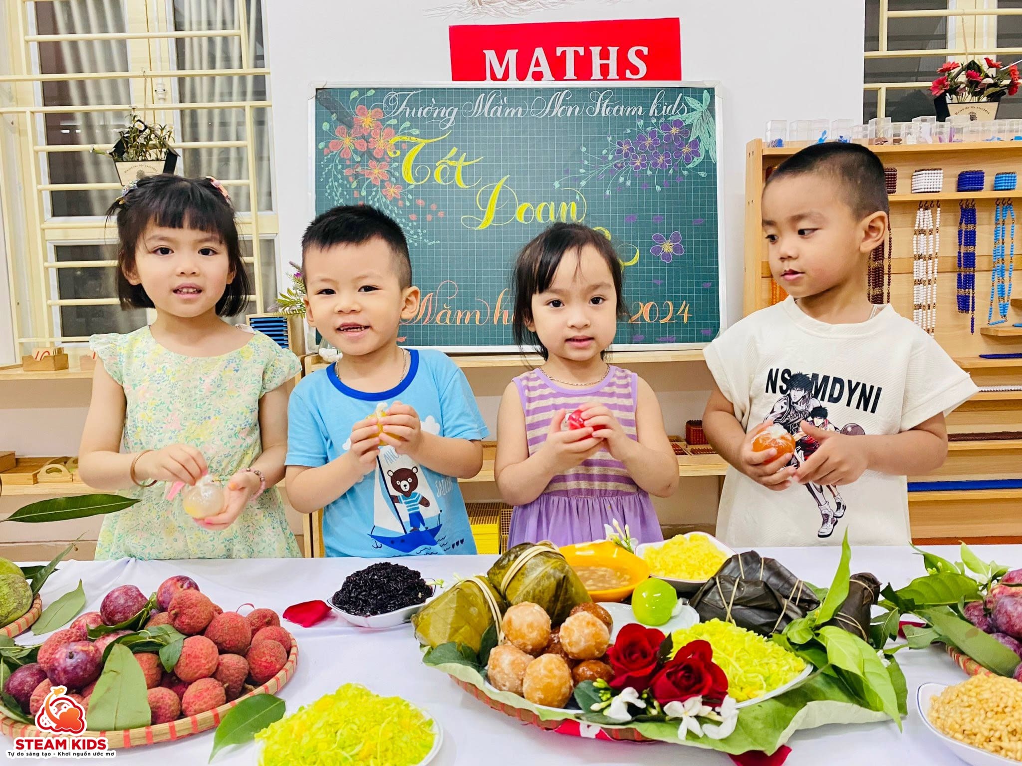 HOẠT ĐỘNG TRẢI NGHIỆM: TẾT ĐOAN NGỌ HOẠT ĐỘNG TRẢI NGHIỆM: TẾT ĐOAN NGỌ - Trường Mầm Non STEAM KIDS