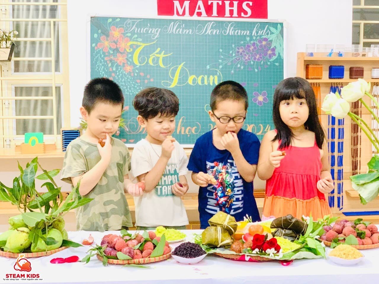 HOẠT ĐỘNG TRẢI NGHIỆM: TẾT ĐOAN NGỌ HOẠT ĐỘNG TRẢI NGHIỆM: TẾT ĐOAN NGỌ - Trường Mầm Non STEAM KIDS