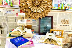 GÓC SÁCH TRI THỨC CỦA STEAM1'S FAMILY - Trường Mầm Non STEAM KIDS