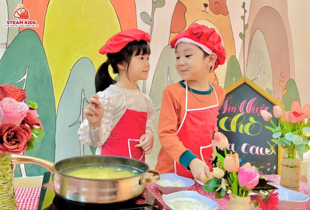 ẨM THỰC: CHÈ HOA CAU ẨM THỰC: CHÈ HOA CAU - Trường Mầm Non STEAM KIDS