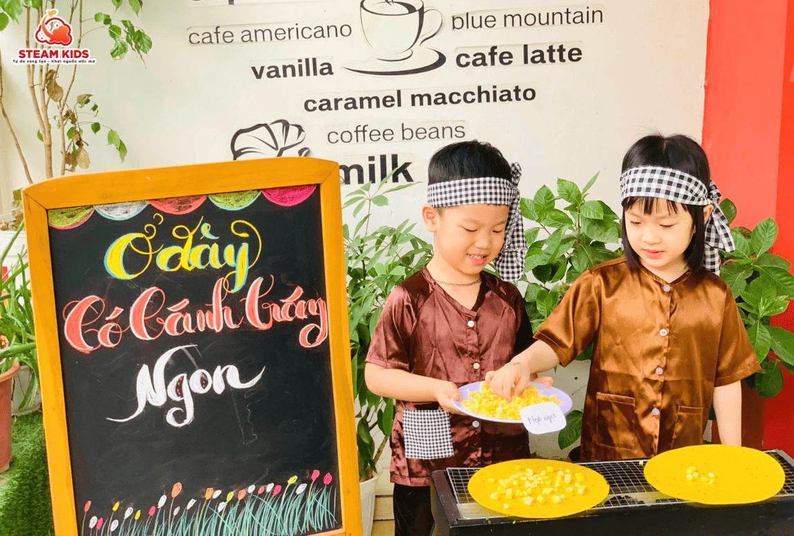 KHÁM PHÁ HƯƠNG VỊ ĐÀ LẠT “BÁNH TRÁNG NƯỚNG” KHÁM PHÁ HƯƠNG VỊ ĐÀ LẠT “BÁNH TRÁNG NƯỚNG” - Trường Mầm Non STEAM KIDS