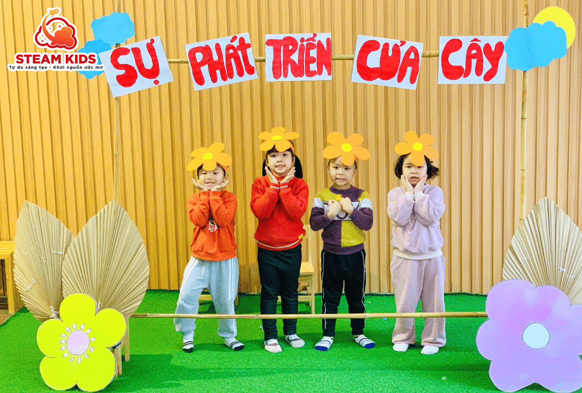KHÁM PHÁ KHOA HỌC: “SỰ PHÁT TRIỂN CỦA CÂY” KHÁM PHÁ KHOA HỌC: “SỰ PHÁT TRIỂN CỦA CÂY” - Trường Mầm Non STEAM KIDS