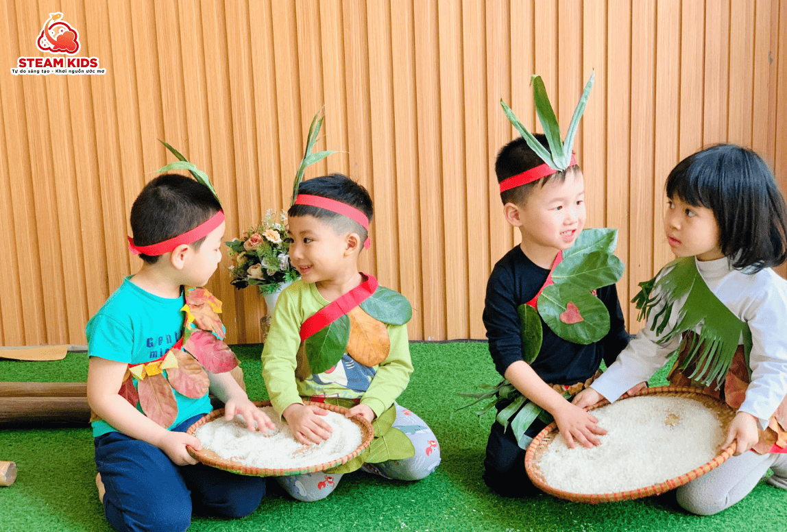 HOẠT ĐỘNG TRẢI NGHIỆM: “BÉ LÀM BÁNH DÀY” - Trường Mầm Non STEAM KIDS