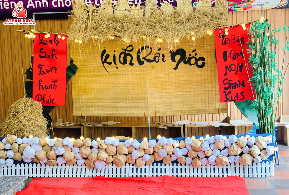 KỊCH “MÚA RỐI NƯỚC” - CHÀO MỪNG 50 NĂM GIẢI PHÓNG MIỀN NAM 30/4 - Trường Mầm Non STEAM KIDS