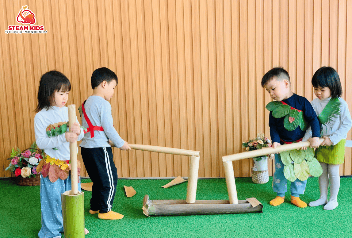 HOẠT ĐỘNG TRẢI NGHIỆM: “BÉ LÀM BÁNH DÀY” - Trường Mầm Non STEAM KIDS