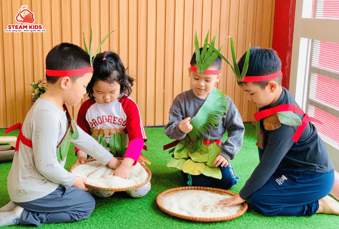 HOẠT ĐỘNG TRẢI NGHIỆM: “BÉ LÀM BÁNH DÀY” - Trường Mầm Non STEAM KIDS