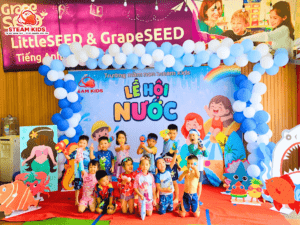 LỄ HỘI NƯỚC – NGÀY HÈ SÔI ĐỘNG CỦA CÁC BẠN NHỎ STEAM KIDS - Trường Mầm Non STEAM KIDS