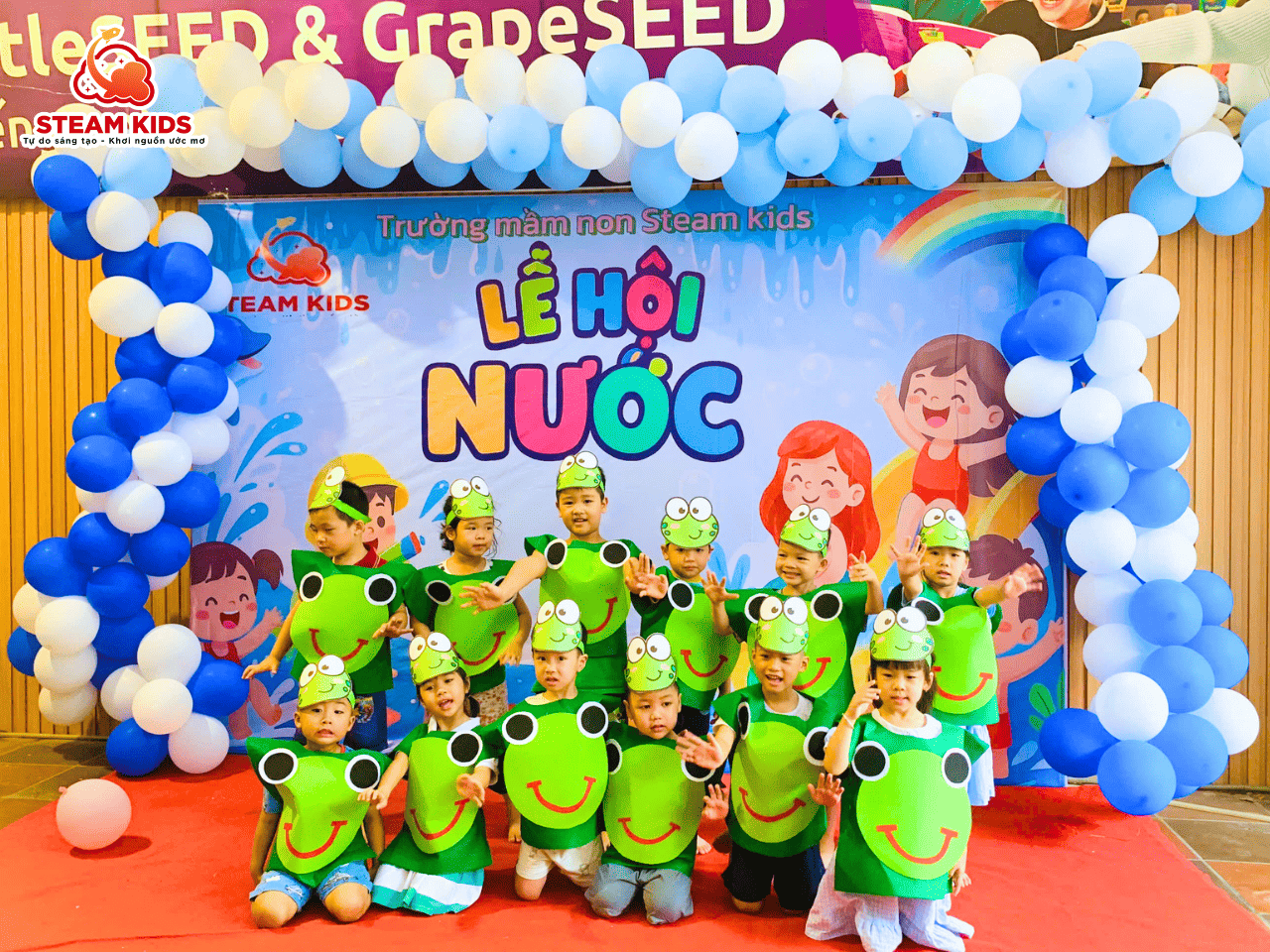 LỄ HỘI NƯỚC – NGÀY HÈ SÔI ĐỘNG CỦA CÁC BẠN NHỎ STEAM KIDS LỄ HỘI NƯỚC – NGÀY HÈ SÔI ĐỘNG CỦA CÁC BẠN NHỎ STEAM KIDS - Trường Mầm Non STEAM KIDS