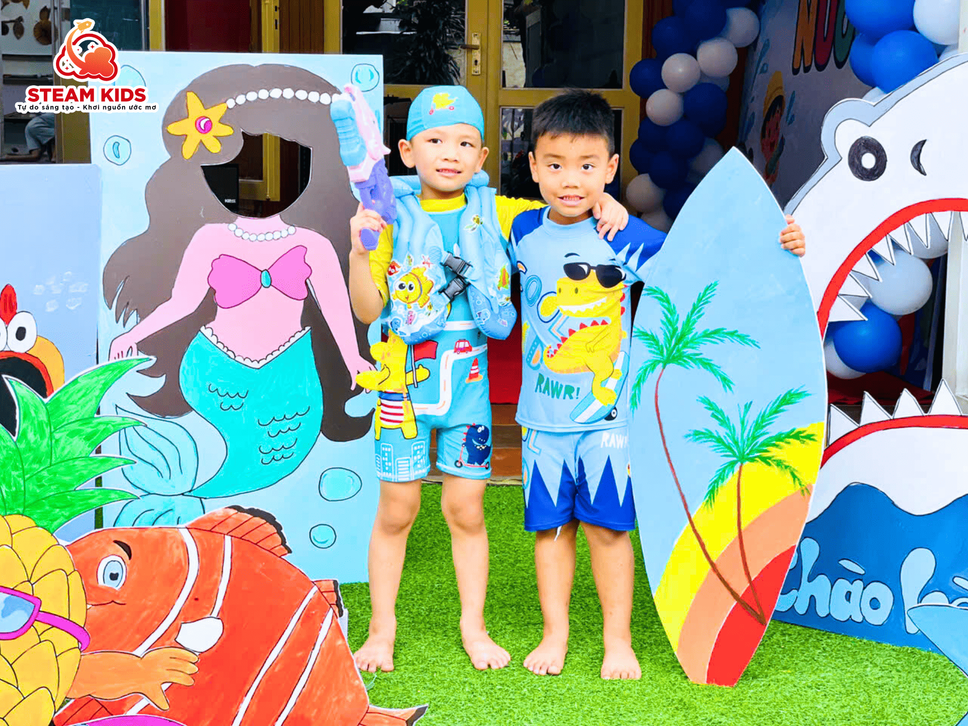 LỄ HỘI NƯỚC – NGÀY HÈ SÔI ĐỘNG CỦA CÁC BẠN NHỎ STEAM KIDS LỄ HỘI NƯỚC – NGÀY HÈ SÔI ĐỘNG CỦA CÁC BẠN NHỎ STEAM KIDS - Trường Mầm Non STEAM KIDS