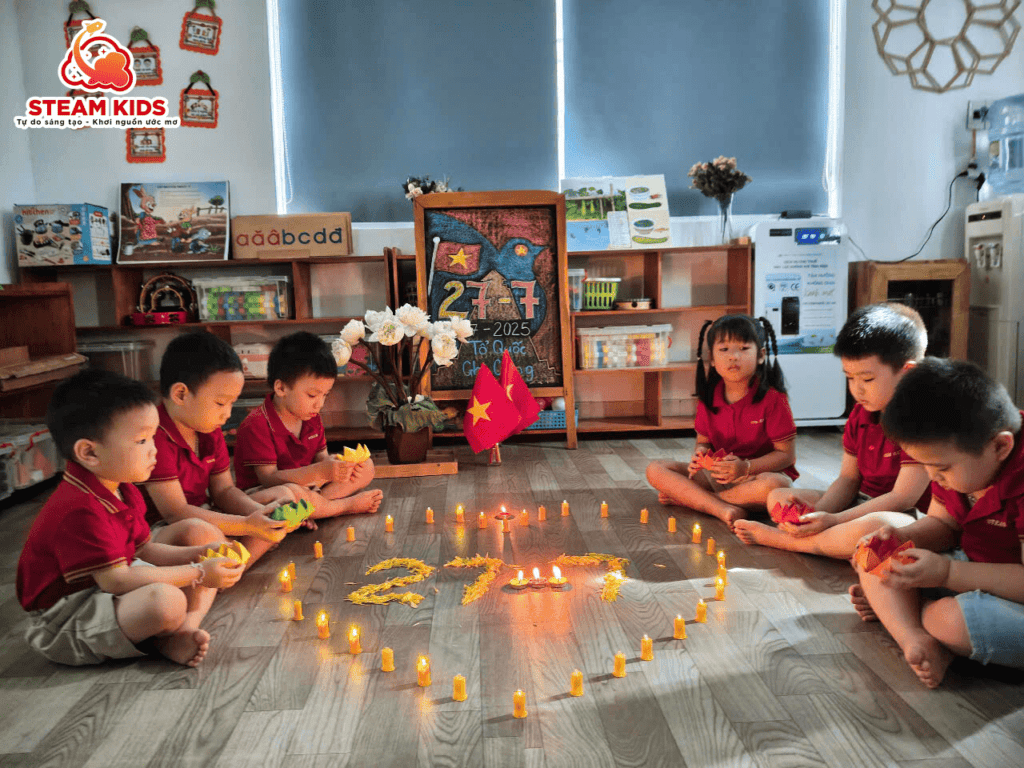 TỔ QUỐC GHI CÔNG – NGHĨA TÌNH KHẮC GHI TỔ QUỐC GHI CÔNG – NGHĨA TÌNH KHẮC GHI - Trường Mầm Non STEAM KIDS