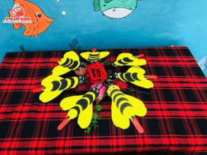 MỸ THUẬT SÁNG TẠO – LỚP STEAM 13 LÀM CHÚ ONG ĐÁNG YÊU - Trường Mầm Non STEAM KIDS