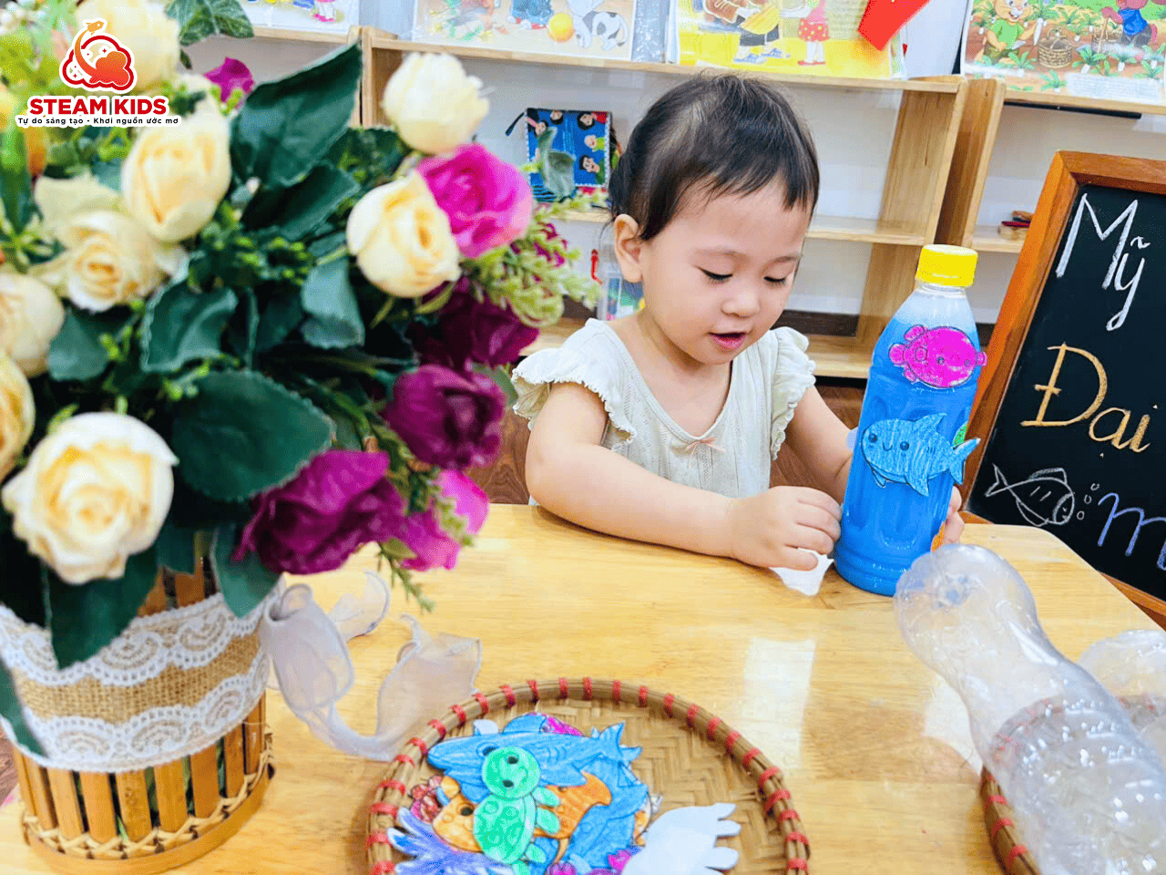 STEAM 12 BIẾN LỚP HỌC THÀNH ĐẠI DƯƠNG MINI - Trường Mầm Non STEAM KIDS