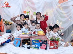 PIJAMA PARTY – BUỔI TIỆC ĐÁNG YÊU CỦA CÁC BẠN NHỎ LỚP STEAM 3 - Trường Mầm Non STEAM KIDS