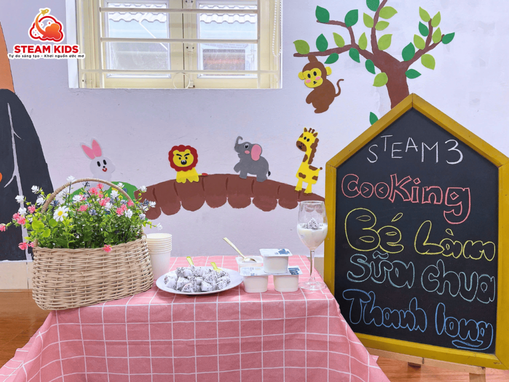 STEAM 3 HÔM NAY CÓ GÌ NGON? STEAM 3 HÔM NAY CÓ GÌ NGON? - Trường Mầm Non STEAM KIDS