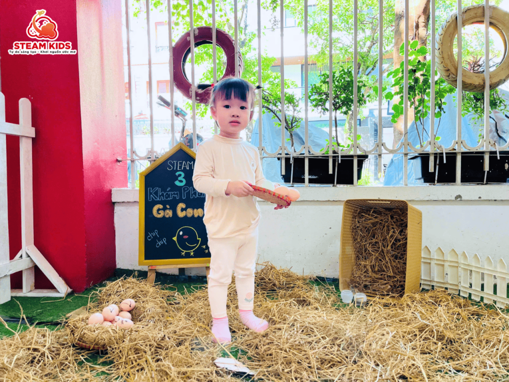 KHÁM PHÁ GÀ CON – HÀNH TRÌNH ĐÁNG YÊU CỦA CÁC BÉ STEAM 3 KHÁM PHÁ GÀ CON – HÀNH TRÌNH ĐÁNG YÊU CỦA CÁC BÉ STEAM 3 - Trường Mầm Non STEAM KIDS