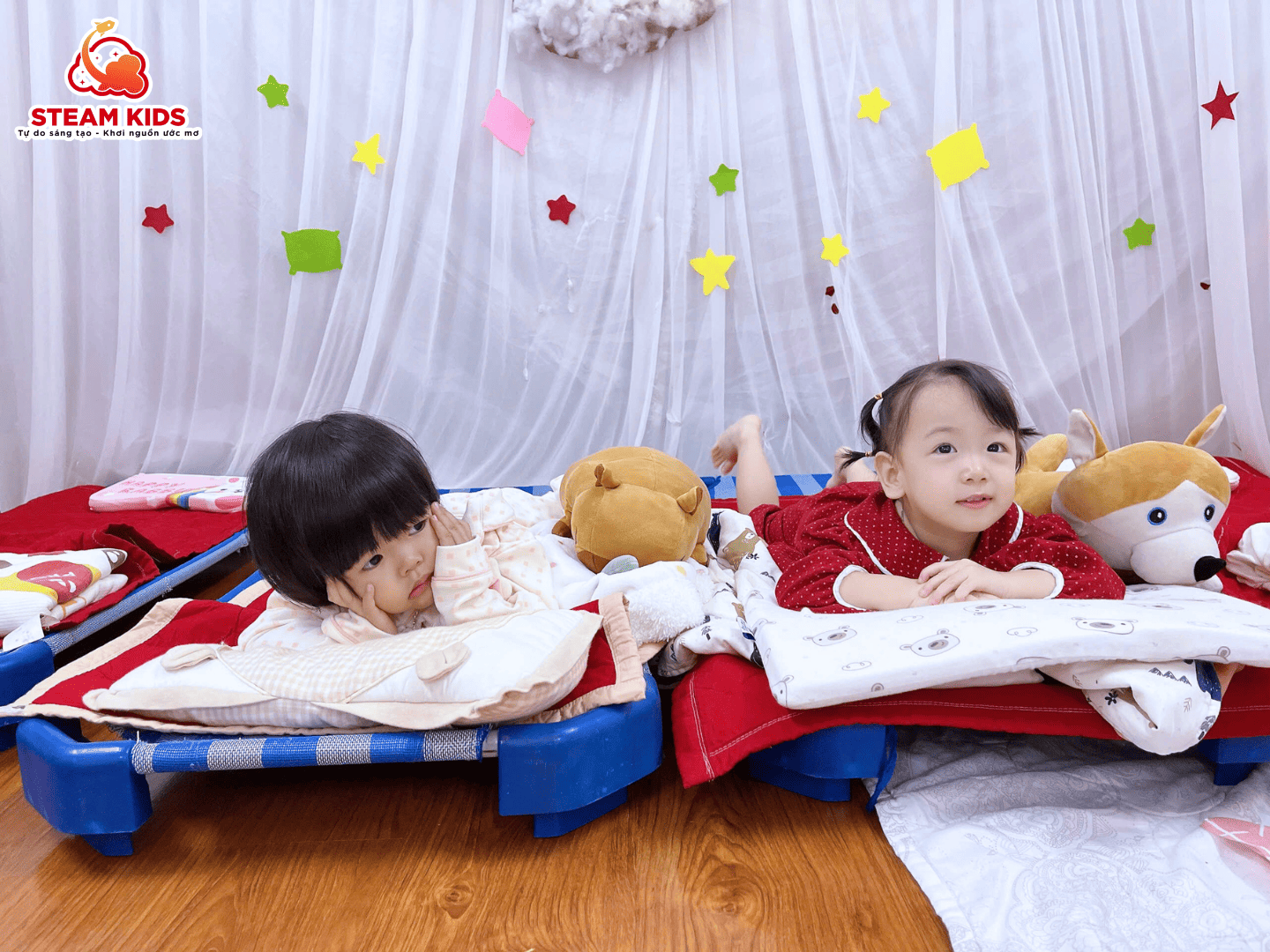 PIJAMA PARTY – BUỔI TIỆC ĐÁNG YÊU CỦA CÁC BẠN NHỎ LỚP STEAM 3 - Trường Mầm Non STEAM KIDS