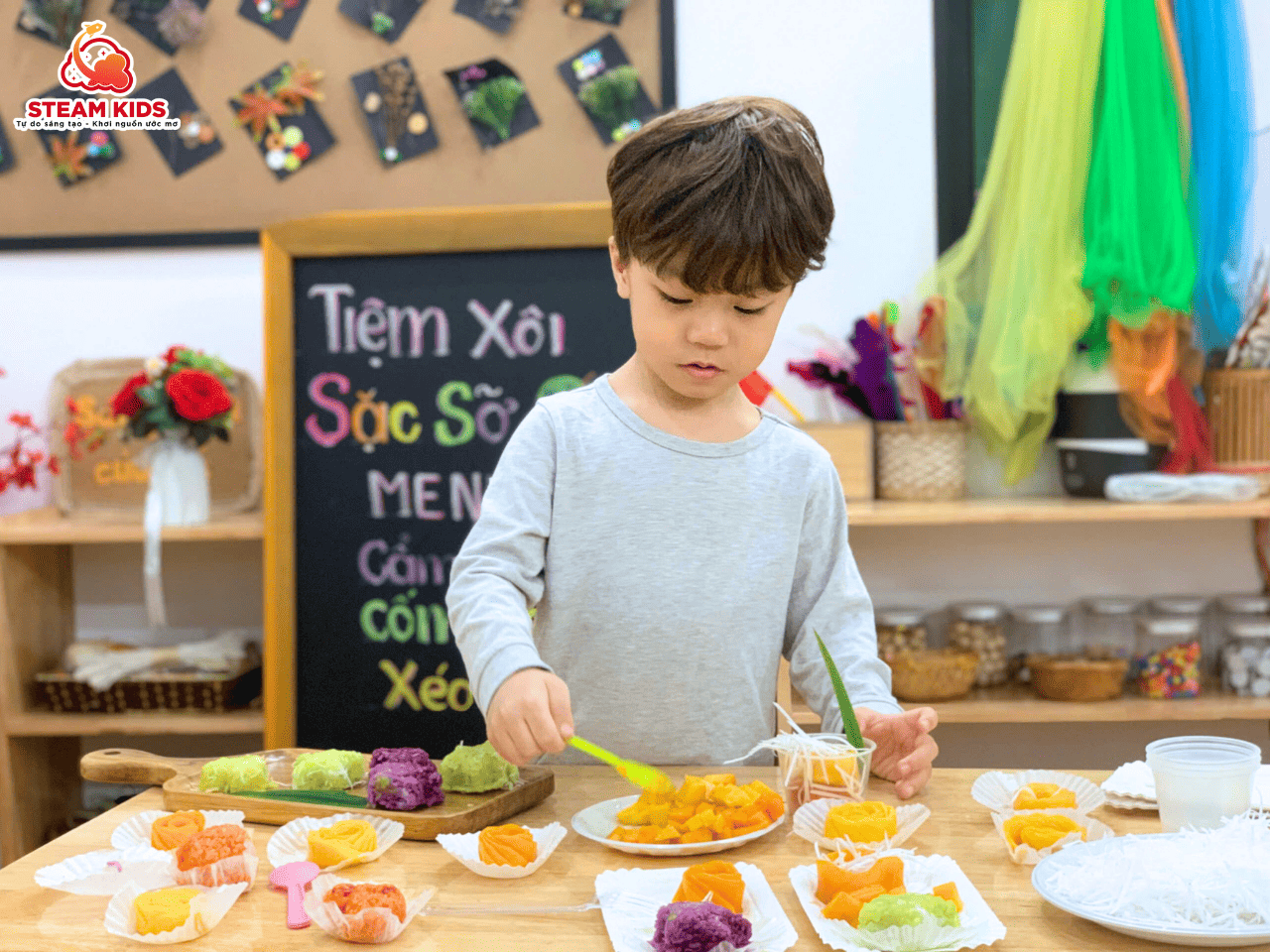 MỘT BUỔI SÁNG NGỌT NGÀO Ở STEAM 17 MỘT BUỔI SÁNG NGỌT NGÀO Ở STEAM 17 - Trường Mầm Non STEAM KIDS