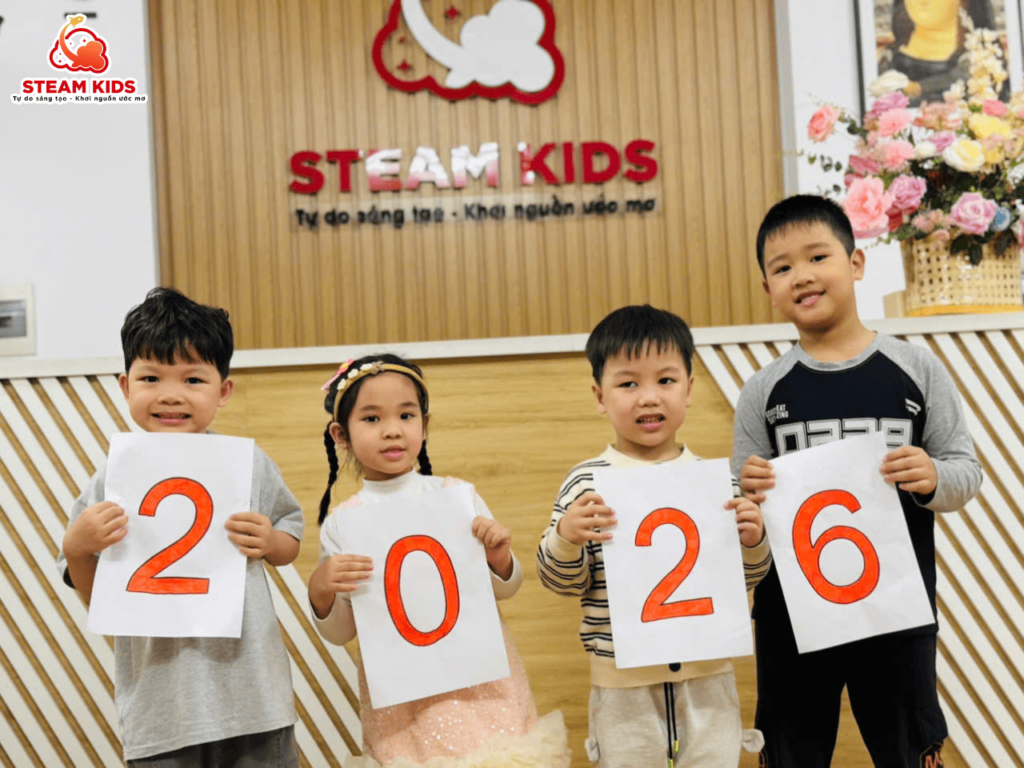CHÀO ĐÓN NĂM MỚI CÙNG CÁC BẠN NHỎ STEAM 5 CHÀO ĐÓN NĂM MỚI CÙNG CÁC BẠN NHỎ STEAM 5 - Trường Mầm Non STEAM KIDS