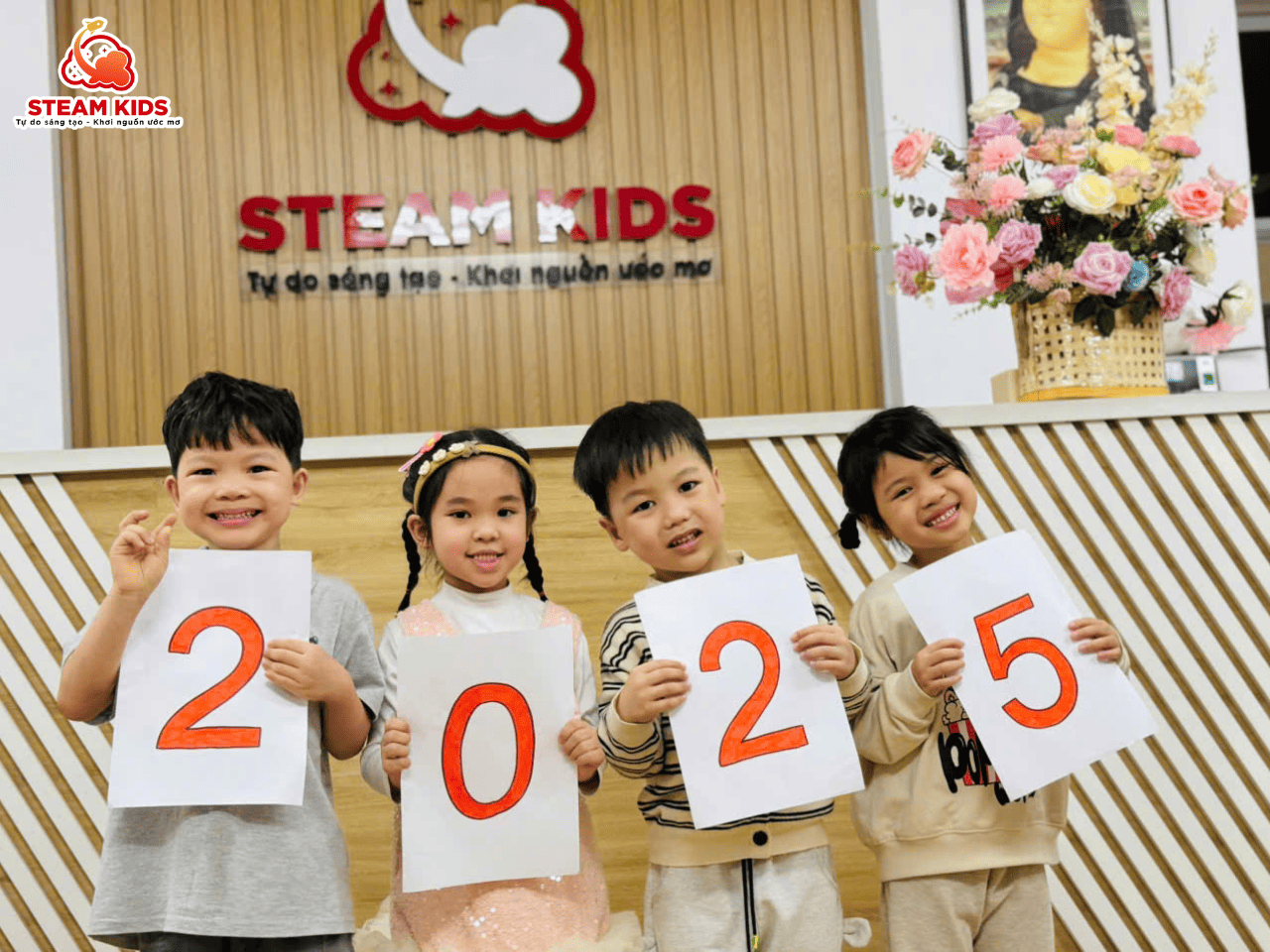 CHÀO ĐÓN NĂM MỚI CÙNG CÁC BẠN NHỎ STEAM 5 CHÀO ĐÓN NĂM MỚI CÙNG CÁC BẠN NHỎ STEAM 5 - Trường Mầm Non STEAM KIDS