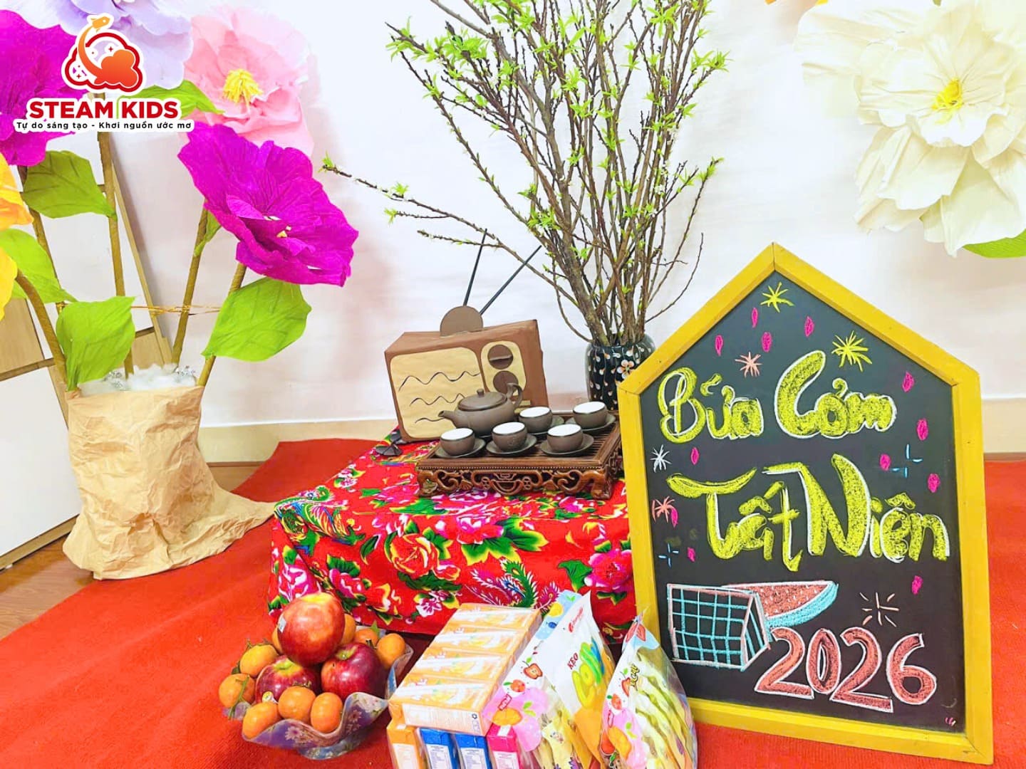 BỮA TIỆC TẤT NIÊN CUỐI NĂM – LỚP STEAM 1 - Trường Mầm Non STEAM KIDS